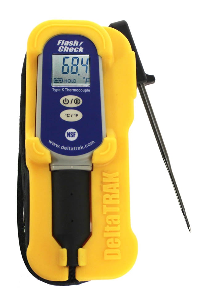 FlashCheck® Ruggy Thermocouple Thermometer Kit, Model 25050, 25051, 25052 -  DeltaTrak