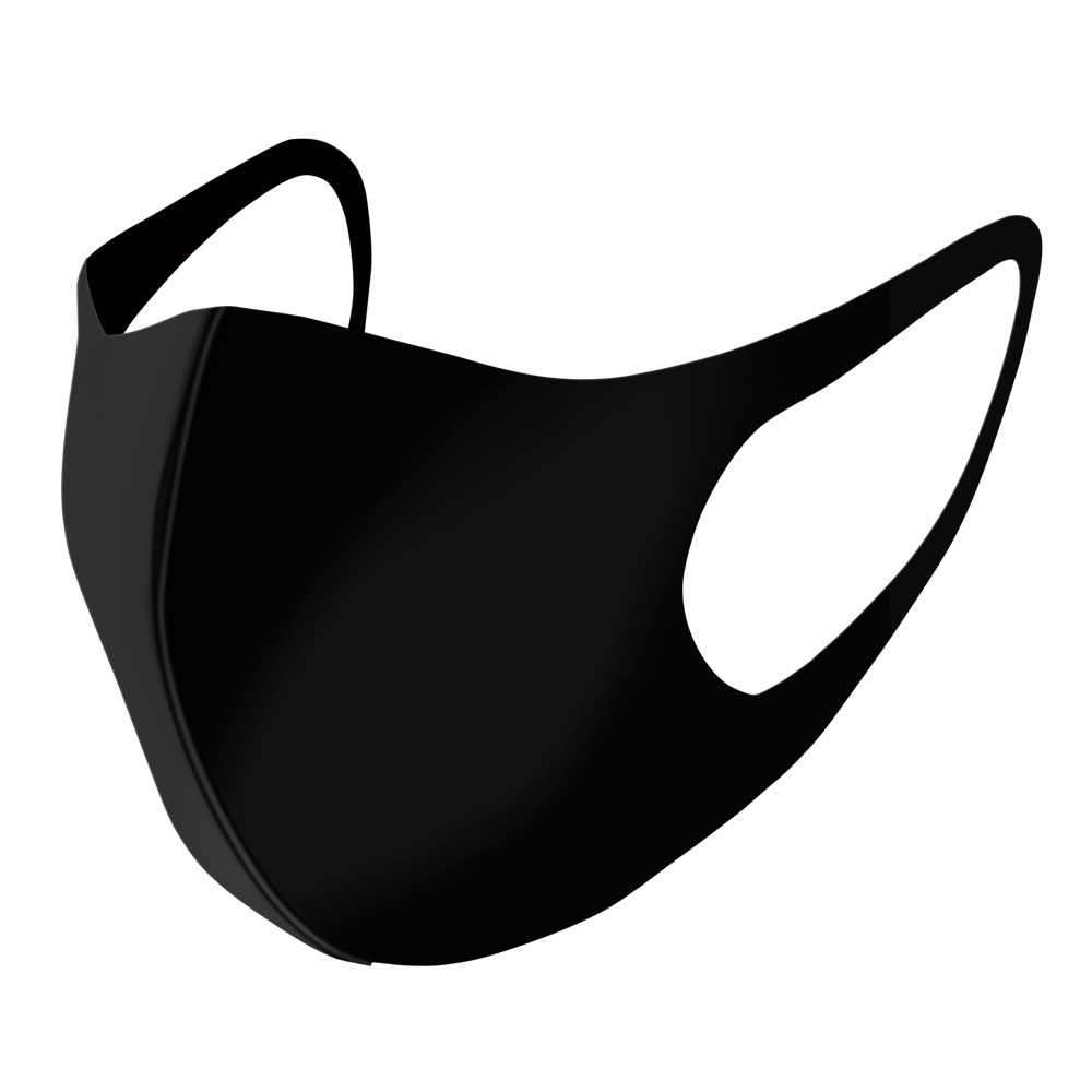 DeltaTrakessentials Reusable Black Cloth Face Mask, Model 57027