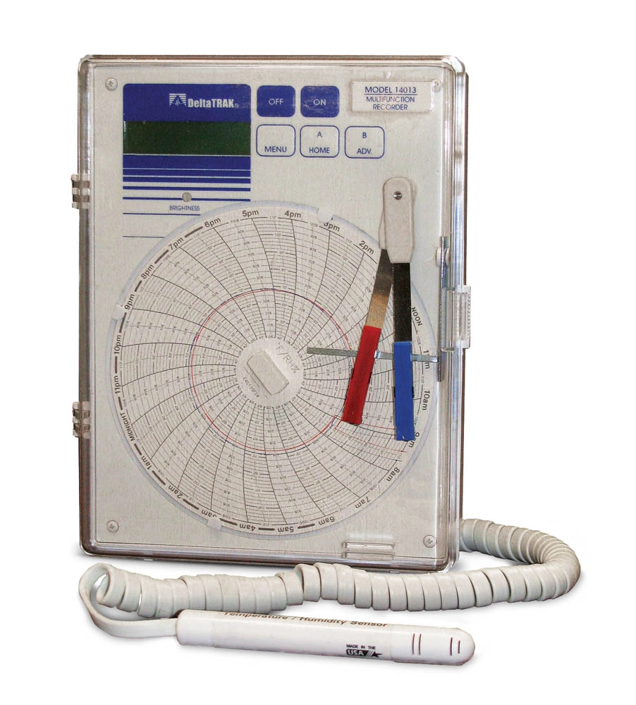 Temperature/Humidity/Dew Point Circular Chart Recorder, Model 14013