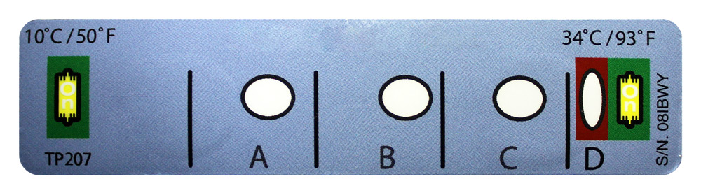 TempDot® Plus Duo Label