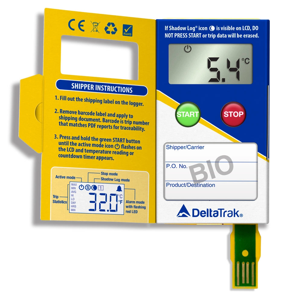 FlashLink® PDF Vaccine In-Transit Logger